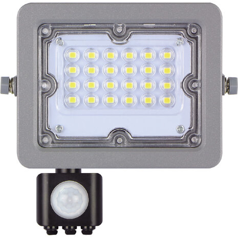 HLW LED LED Bouwlamp 20W Waterdicht IP65 - Verstelbaar met Sensor Helder Koud Wit 6500K
