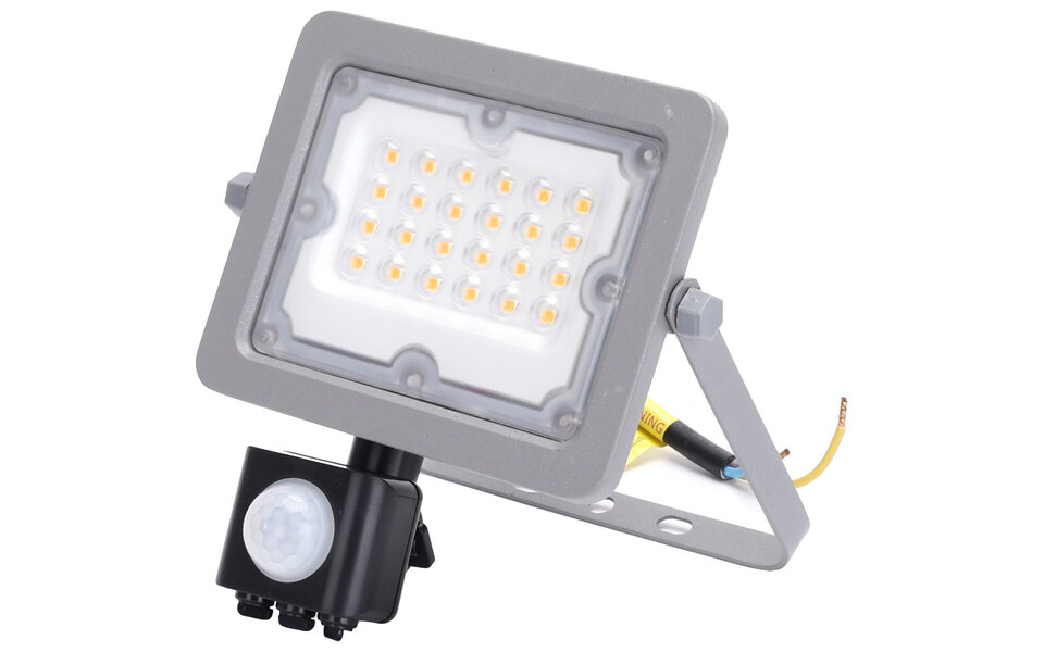 HLW LED LED lamp verstelbaar - Waterdichte LED Bouwlamp & LED wandlamp met sensor, neutraal wit