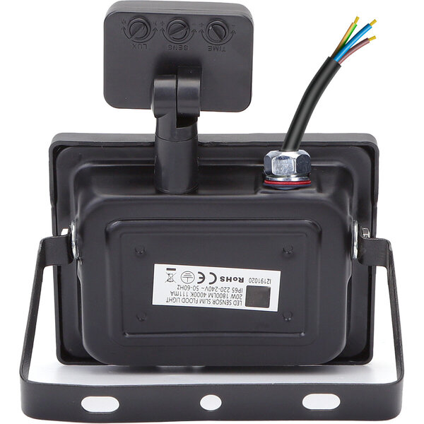 HLW LED Waterdichte LED Bouwlamp & LED Wandlamp met Sensor IP65 - Koud Wit 6000K