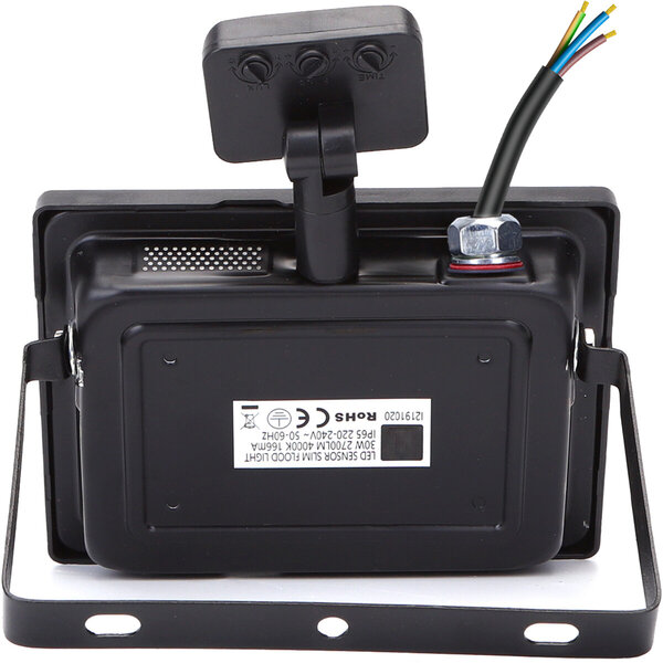 HLW LED LED Bouwlamp 30W met Sensor - Waterdichte LED Bouwlamp & Wandlamp, Neutraal Wit 4000K