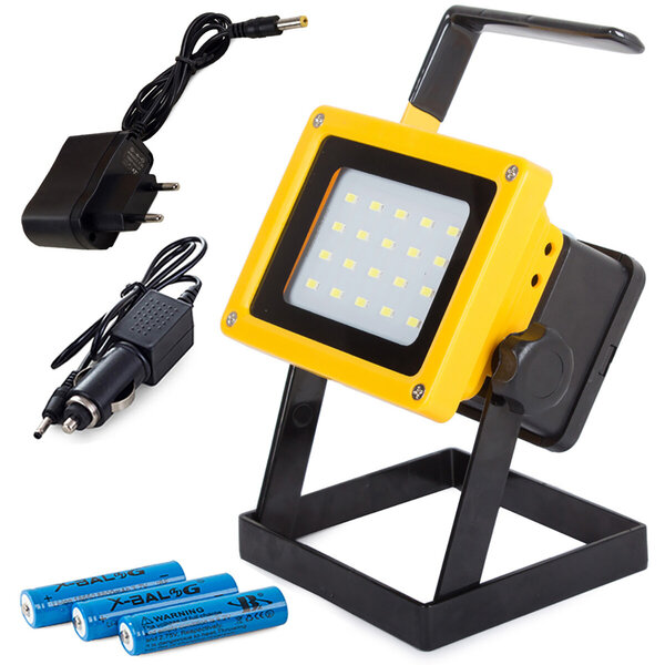 HLW LED Verstelbare LED Bouwlamp - Witte, Waterdichte IP65 LED Lamp - Koud Wit Daglicht 6000K