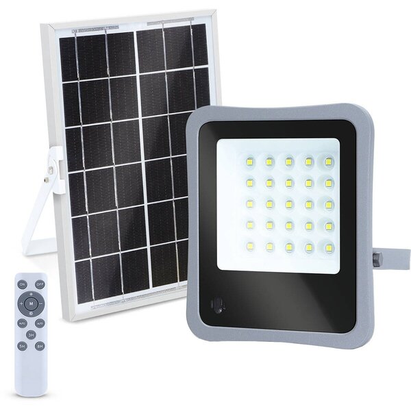 HLW LED LED Bouwlamp en Tuin Wandlamp Solar 50W Waterdicht IP65 Koud Wit 6000K Daglicht Wit