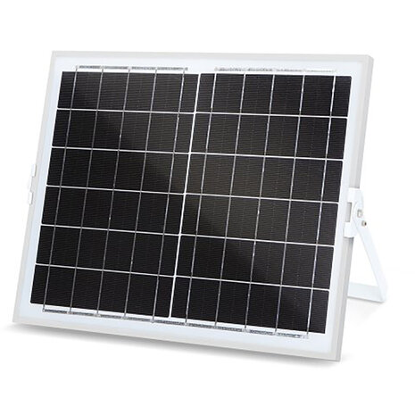 HLW LED LED Floodlight 100W Solar - Waterdichte LED Vloer- & Wandlamp IP65, Koud Wit Daglicht 6000K