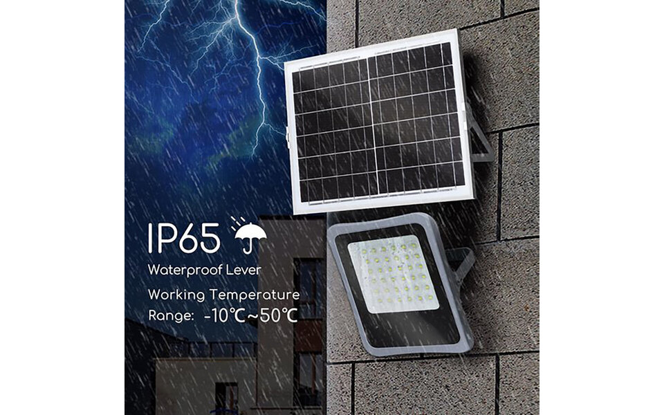 HLW LED LED Bouwlamp & Tuin Wandlamp 200W Waterdicht IP65 Koud Wit 6000K - Solar LED Lamp