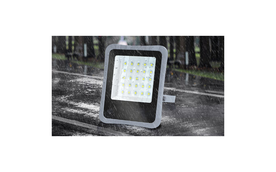 HLW LED LED Floodlight Solar 300W - Waterdichte IP65 LED Bouwlamp & Tuin Wandlamp Koud Wit 6000K HLW LED LED Floodlight Solar 300W - Waterdichte IP65 LED Bouwlamp & Tuin Wandlamp Koud Wit 6000K