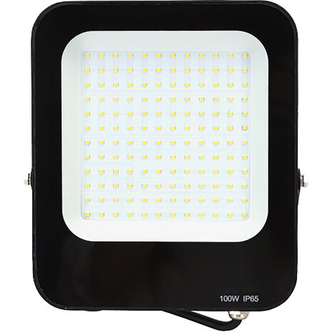 HLW LED LED Bouwlamp IP65 Waterdicht – Zwarte & Witte Vloerlamp met Neutraal Wit Licht