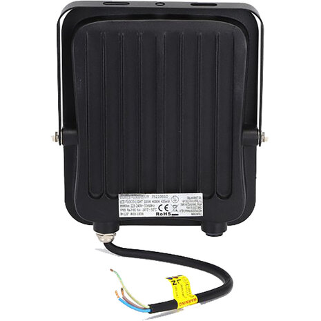 HLW LED LED Bouwlamp IP65 Waterdicht – Zwarte & Witte Vloerlamp met Neutraal Wit Licht