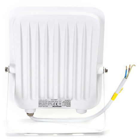 HLW LED Witte LED Bouwlamp 100W - IP65 Waterdicht, Beam Angle Verstelbaar, Koud Wit 6000K Daglicht Wit