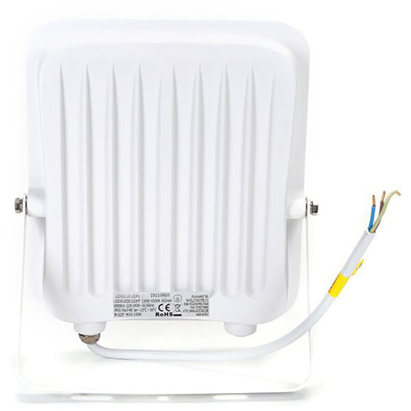 HLW LED Witte LED Bouwlamp 100W - IP65 Waterdicht, Beam Angle Verstelbaar, Koud Wit 6000K Daglicht Wit