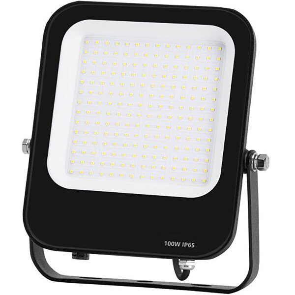 HLW LED LED Bouwlamp IP65 Waterdicht - Zwarte & Witte LED Lamp, Verstelbare Beam Angle, Koud Wit 6000K Daglicht Wit