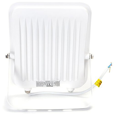 HLW LED LED Bouwlamp Waterdicht IP65 - Witte Bouwlamp met Verstelbare Beam Angle, Koud Wit 6000K