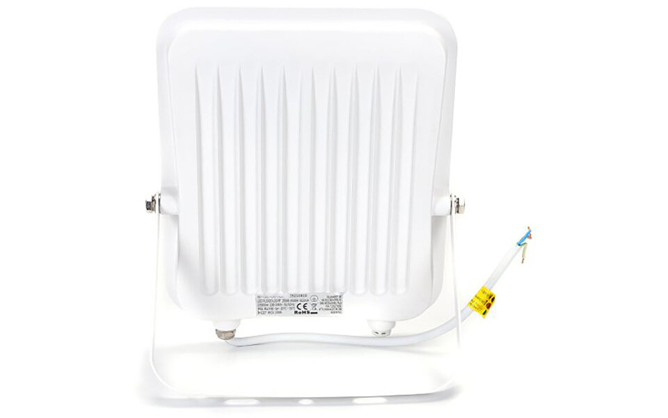 HLW LED LED Bouwlamp Waterdicht IP65 - Witte Bouwlamp met Verstelbare Beam Angle, Koud Wit 6000K