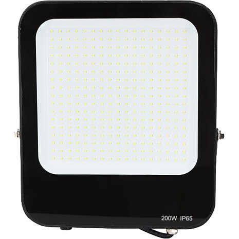 HLW LED LED Bouwlamp Waterdicht IP65 met Verstelbare Beam Angle - Zwart & Wit, Koud Wit 6000K Daglicht Wit