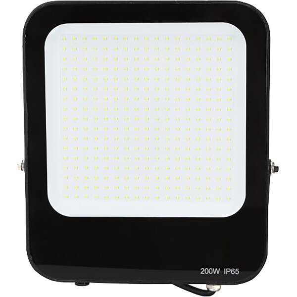 HLW LED LED Bouwlamp Waterdicht IP65 met Verstelbare Beam Angle - Zwart & Wit, Koud Wit 6000K Daglicht Wit