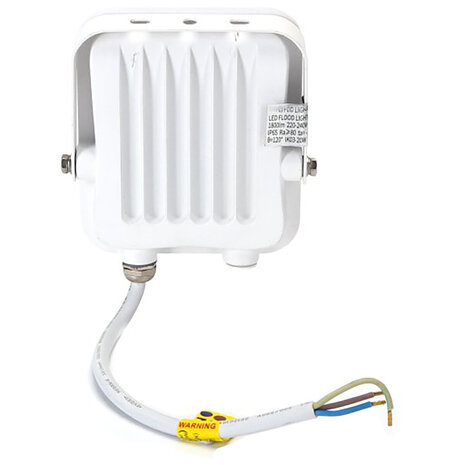 HLW LED LED Bouwlamp Waterdicht IP65 - 20W Koud Wit 6000K, Beam Angle Verstelbaar