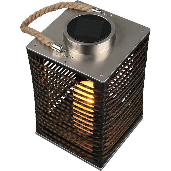 HLW LED LED Tafellamp met Zonne-energie, IP44 Spatwaterdicht en Dag- en Nachtsensor