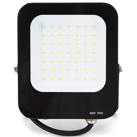 HLW LED LED Bouwlamp IP65 - Zwarte & Witte Vloerlamp, Waterdicht met Verstelbare Beam Angle