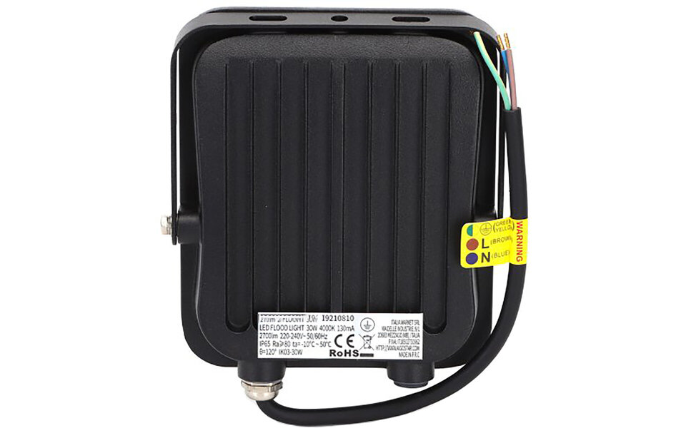 HLW LED LED Bouwlamp IP65 - Zwarte & Witte Vloerlamp, Waterdicht met Verstelbare Beam Angle HLW LED LED Bouwlamp IP65 - Zwarte & Witte Vloerlamp, Waterdicht met Verstelbare Beam Angle