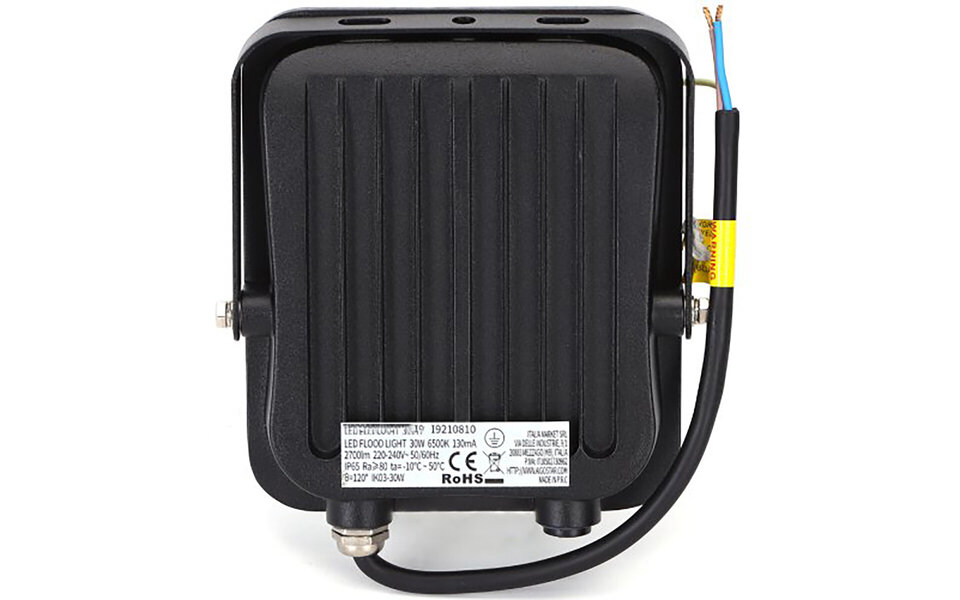 HLW LED Verstelbare LED Bouwlamp IP65 - Zwart & Wit, Koud Wit 6000K Daglicht Wit HLW LED Verstelbare LED Bouwlamp IP65 - Zwart & Wit, Koud Wit 6000K Daglicht Wit