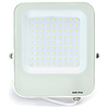 HLW LED LED Bouwlamp 50W Waterdicht IP65 - Witte Vloerlamp Koud Wit 6000K, Beam Angle Verstelbaar