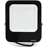 HLW LED LED Bouwlamp 50W IP65 Waterdicht - Zwarte & Witte Vloerlamp met Verstelbare Beam Angle, Koud Wit 6000K