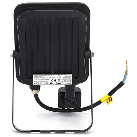 HLW LED LED Bouwlamp & Wandlamp met Sensor - IP65 Waterdicht, Beam Angle Verstelbaar, Natuurlijk Wit