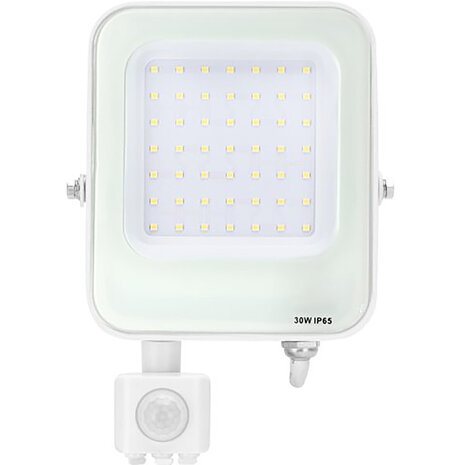 HLW LED LED Bouwlamp & Wandlamp met Sensor - Waterdicht IP65, Koud Wit 6000K, Beam Angle Verstelbaar