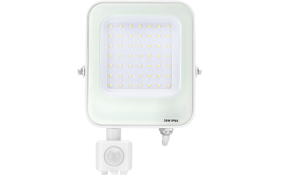 HLW LED LED Bouwlamp & Wandlamp met Sensor - Waterdicht IP65, Koud Wit 6000K, Beam Angle Verstelbaar