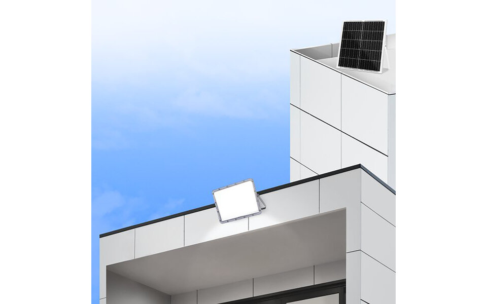 HLW LED LED Bouwlamp & Tuin Wandlamp 200W IP65 Waterdicht - Koud Wit 6000K, Daglicht Wit