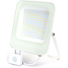 HLW LED LED Bouwlamp 100W met Sensor, Waterdicht IP65 - LED Bouwlamp & Wandlamp met Neutraal Wit