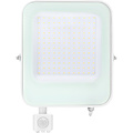 LED Bouwlamp 100W met Sensor - Waterdicht IP65, Koud Wit 6500K, LED Bouwlamp & Wandlamp met Sensor