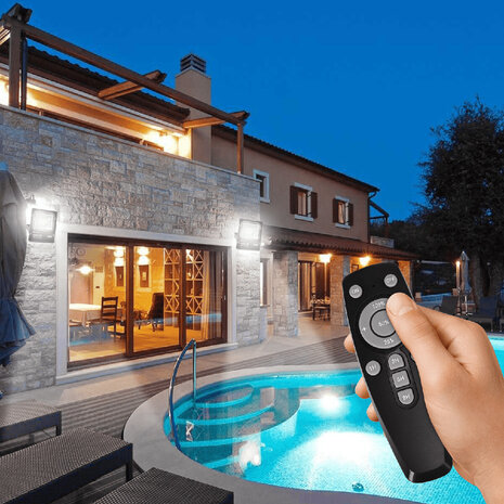 HLW LED Waterdichte 50W LED Bouwlamp & Tuin Wandlamp - Koud Wit 6000K Daglicht