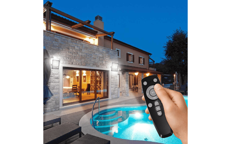 HLW LED Waterdichte 50W LED Bouwlamp & Tuin Wandlamp - Koud Wit 6000K Daglicht