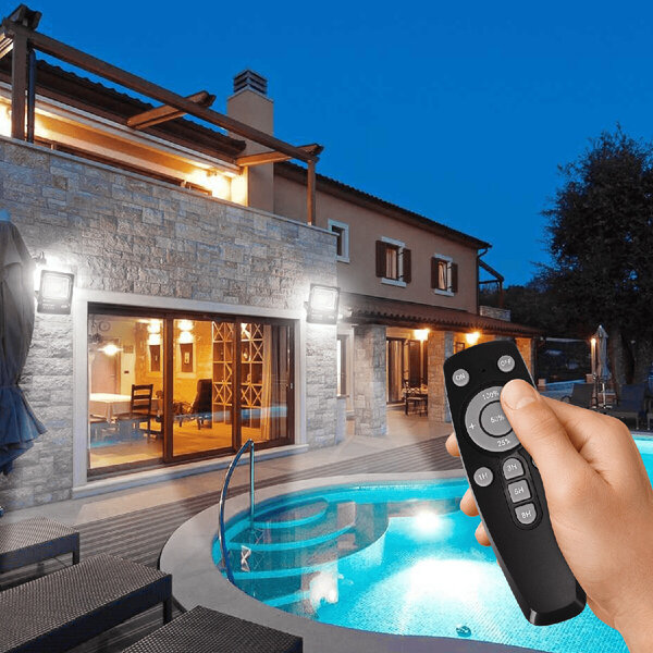 HLW LED Waterdichte 50W LED Bouwlamp & Tuin Wandlamp - Koud Wit 6000K Daglicht