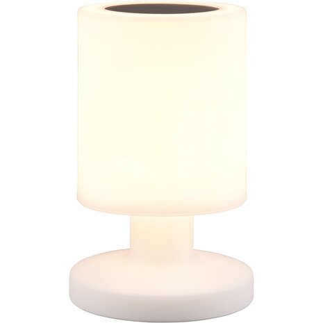 HLW LED Stijlvolle Waterdichte LED tafellamp - Witte Vloerlamp met Warm Wit 2700K–3000K