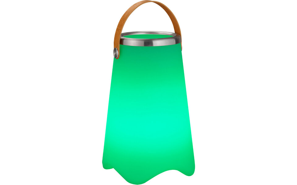 HLW LED RGB Witte LED tafellamp - Waterdicht, Oplaadbaar & Met Bluetooth Speaker