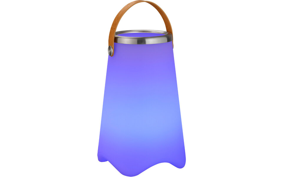 HLW LED RGB Witte LED tafellamp - Waterdicht, Oplaadbaar & Met Bluetooth Speaker