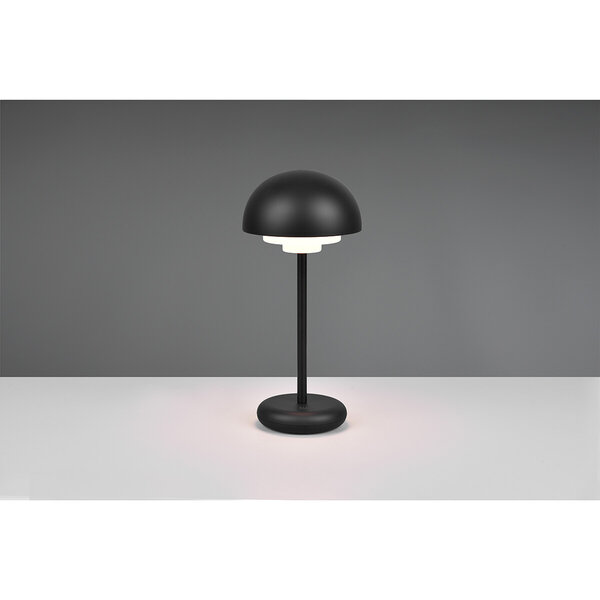 HLW LED Dimbare LED Tafellamp 2W - Warm Wit 3000K, Spatwaterdicht IP44, Mat Zwart HLW LED Dimbare LED Tafellamp 2W - Warm Wit 3000K, Spatwaterdicht IP44, Mat Zwart