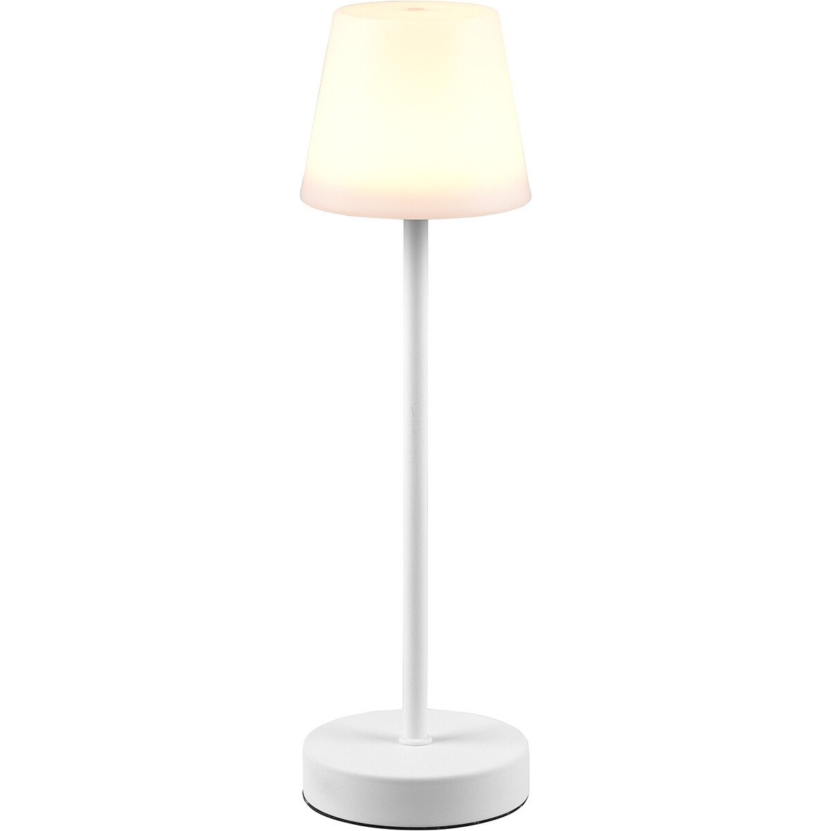 Dimbare LED tafellamp en Wandlamp - Witte, Spatwaterdichte 2W LED, Oplaadbaar
