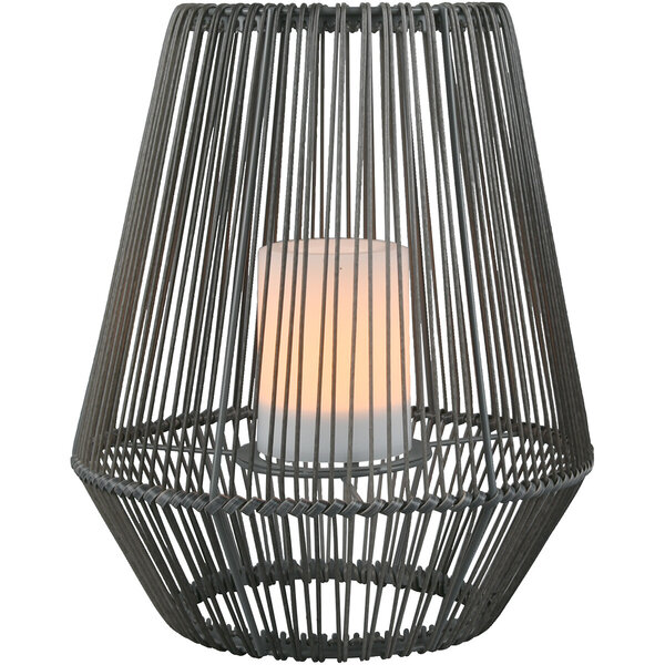 HLW LED LED Tafellamp met Sensor, Ovale Stoffen Kap en Spatwaterdicht IP44 - Zonne-energie HLW LED LED Tafellamp met Sensor, Ovale Stoffen Kap en Spatwaterdicht IP44 - Zonne-energie