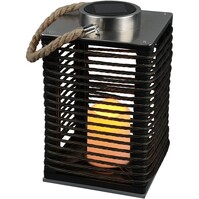 LED Tafellamp Zonne-energie - Mat Zwart & Sensor