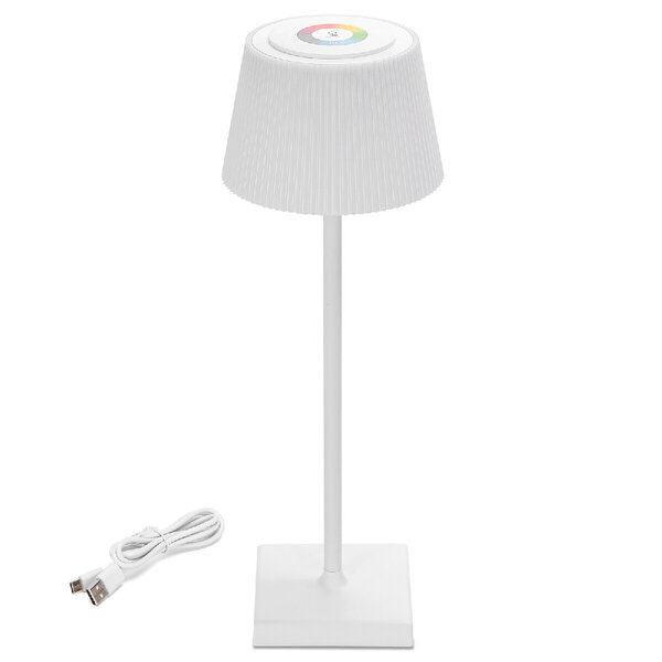 HLW LED Dimbare LED lamp - RGB & Witte Vloerlamp met oplaadbare batterij en touch bediening