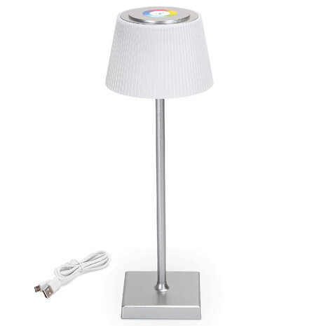 HLW LED Dimbare LED lamp RGB Vloerlamp & Dimbare LED Wandlamp met USB Oplaadbaar HLW LED Dimbare LED lamp RGB Vloerlamp & Dimbare LED Wandlamp met USB Oplaadbaar