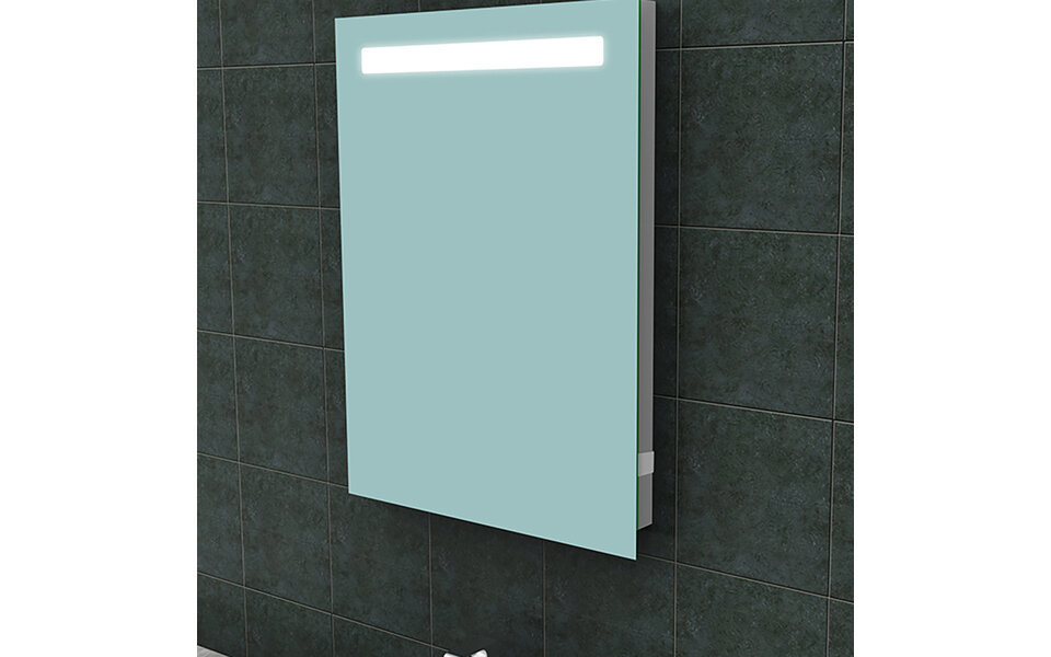 Wiesbaden LED Spiegel 60x80cm | 6W | 6400K | Stopcontact & Verstelbaar