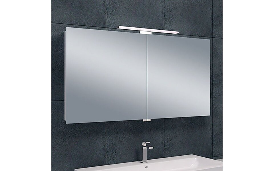 Xellanz LED Spiegel 120x60cm | 6W 6400K | Aluminium | Stopcontact Xellanz LED Spiegel 120x60cm | 6W 6400K | Aluminium | Stopcontact