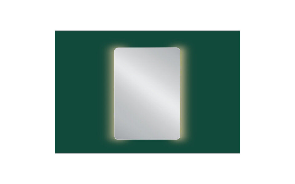 HLW LED LED Spiegel 70x50cm | 18W | 3000-4000K | IP44 Chroom