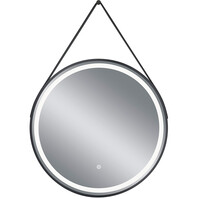 LED Spiegel 60cm | 15W | Zwart | Touch | 3000-4000K | Rond LED Spiegel 60cm | 15W | Zwart | Touch | 3000-4000K | Rond