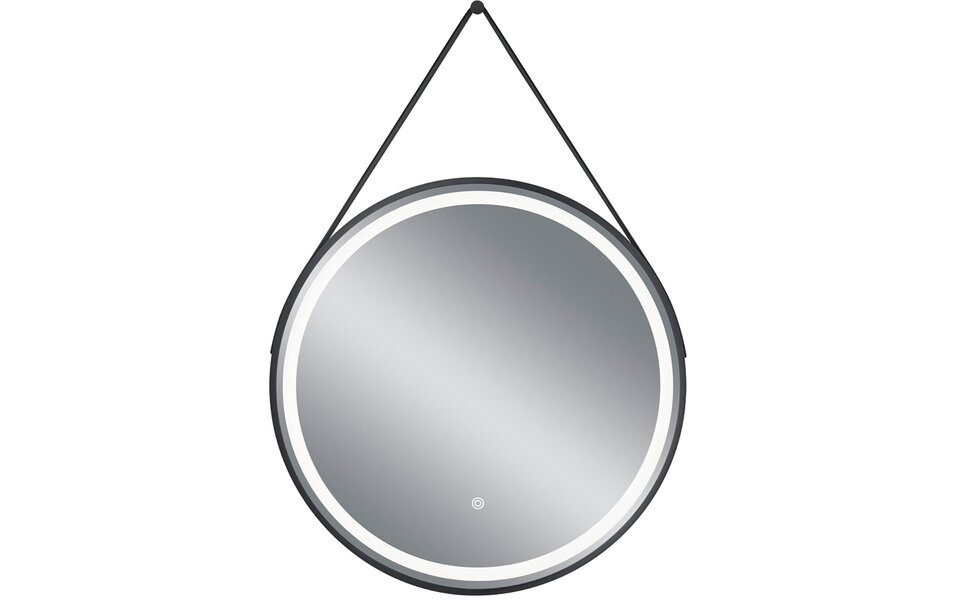 HLW LED LED Spiegel 60cm | 15W | Zwart | Touch | 3000-4000K | Rond HLW LED LED Spiegel 60cm | 15W | Zwart | Touch | 3000-4000K | Rond