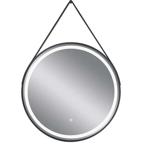 HLW LED LED Spiegel 60cm | 15W | Zwart | Touch | 3000-4000K | Rond HLW LED LED Spiegel 60cm | 15W | Zwart | Touch | 3000-4000K | Rond