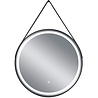 HLW LED LED Spiegel 60cm | 15W | Zwart | Touch | 3000-4000K | Rond HLW LED LED Spiegel 60cm | 15W | Zwart | Touch | 3000-4000K | Rond